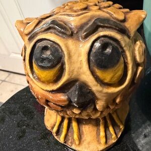Vintage Owl Ceramic Figurine